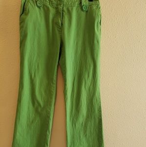 *VINYARD VINES* womens green wide leg pant size 6